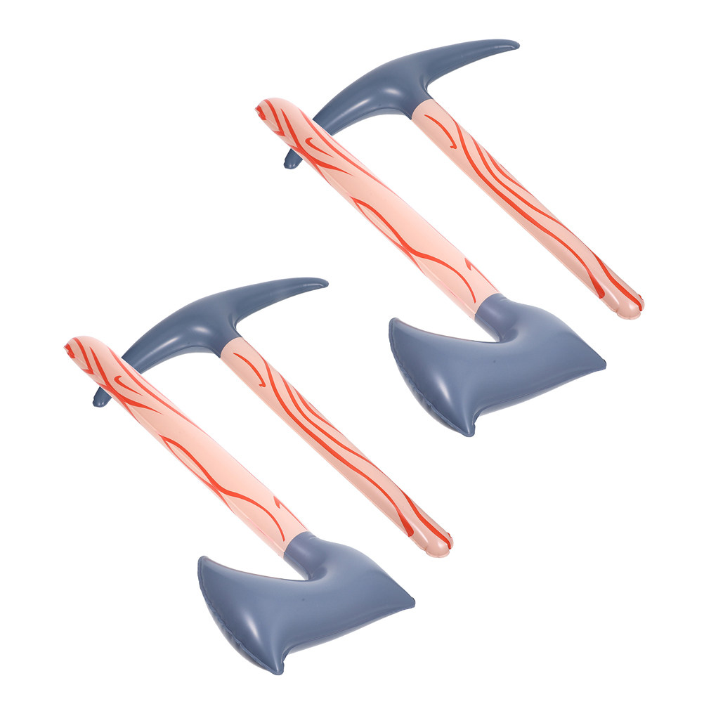Easy Cosplay Prop - 4Pcs Inflatable Axe and Pickaxe Prop