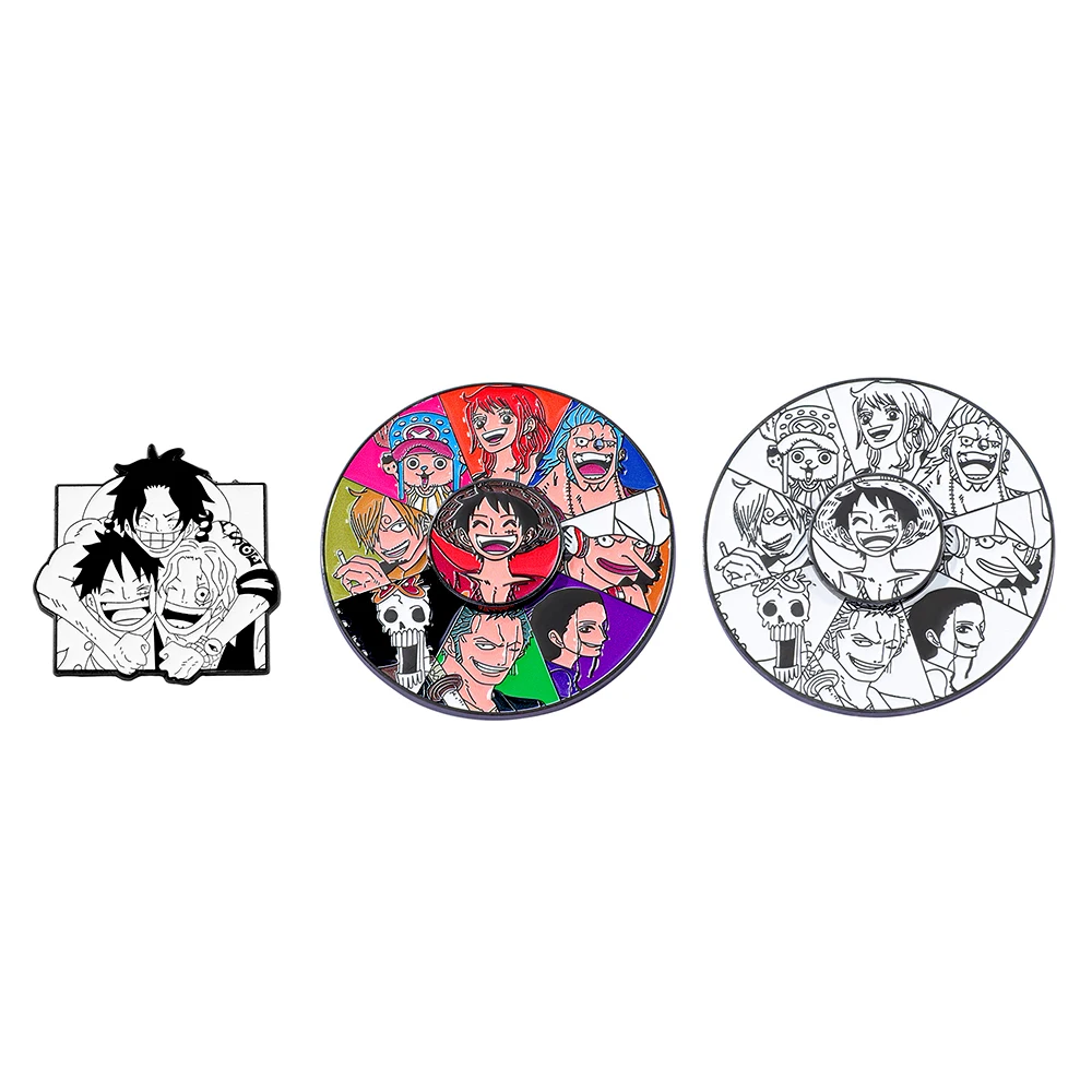 Cosplay Prop Bag - 3 Pcs Anime One Piece Brooch