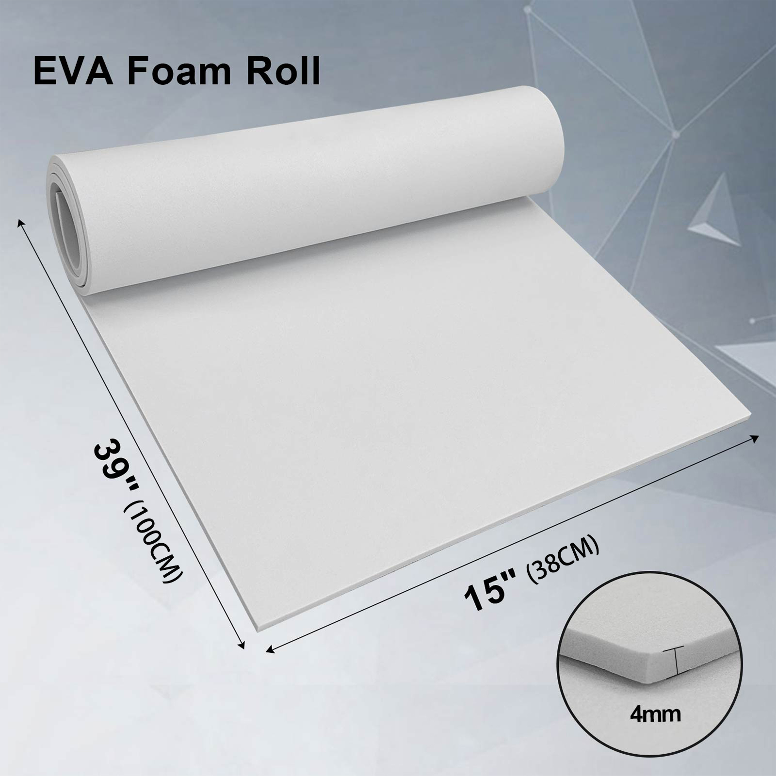EVA Foam Roll Sponge Paper  2m - Craft Foam Roll avaliação e preço