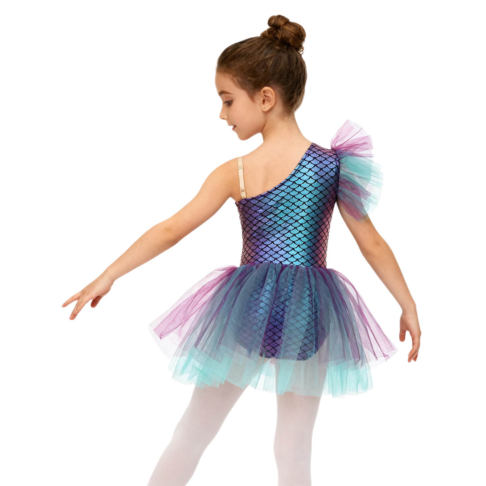 Kids Fish Scales Princess Gymn - Briar Cosplay Prop avaliação e preço