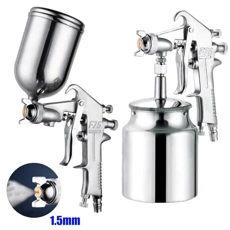 F-75 Spray Gun 1.5mm Nozzle wi - Metallic Spray Paint avaliação e preço