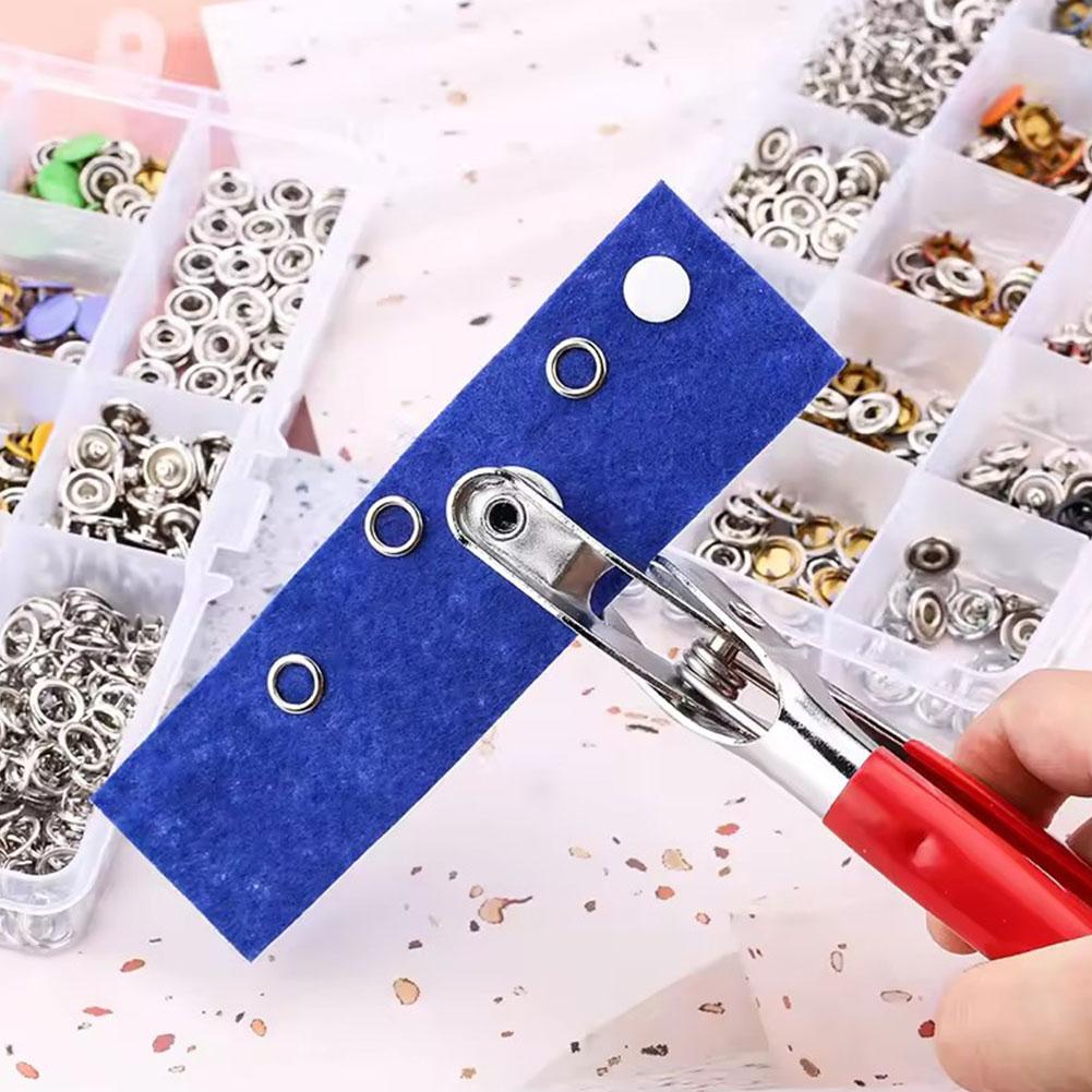 Hot 100pcs Metal Prong Snap Bu - Snap Fastener Set avaliação e preço