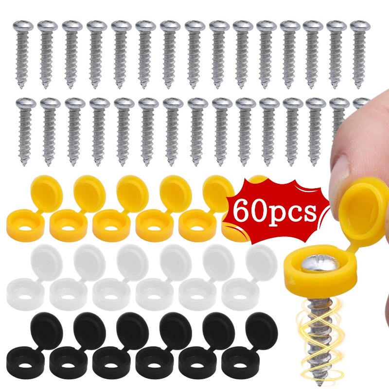 Snap Flip Screw Cover Set Anti - Snap Fastener Set avaliação e preço
