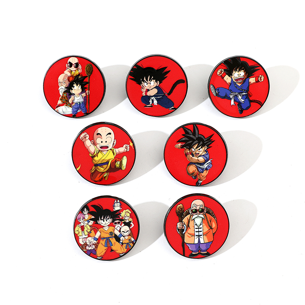 7 Pcs Funny Anime Brooch Fashi - Cosplay Prop Bag avaliação e preço