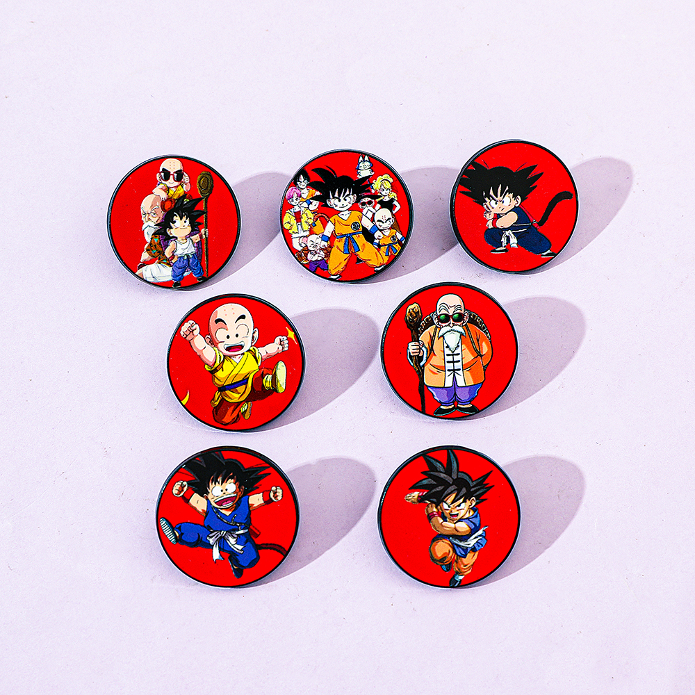 7 Pcs Funny Anime Brooch Fashi - Cosplay Prop Bag avaliação e preço