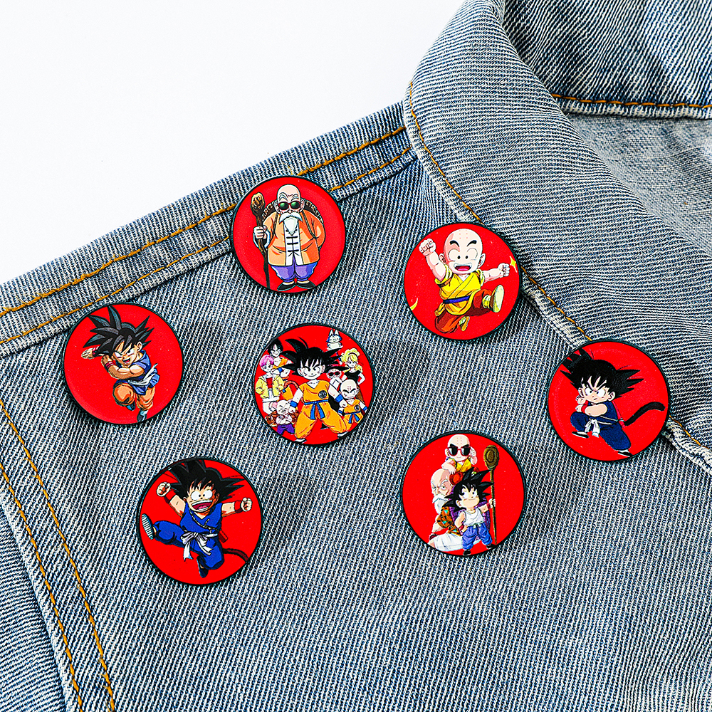 7 Pcs Funny Anime Brooch Fashi - Cosplay Prop Bag avaliação e preço
