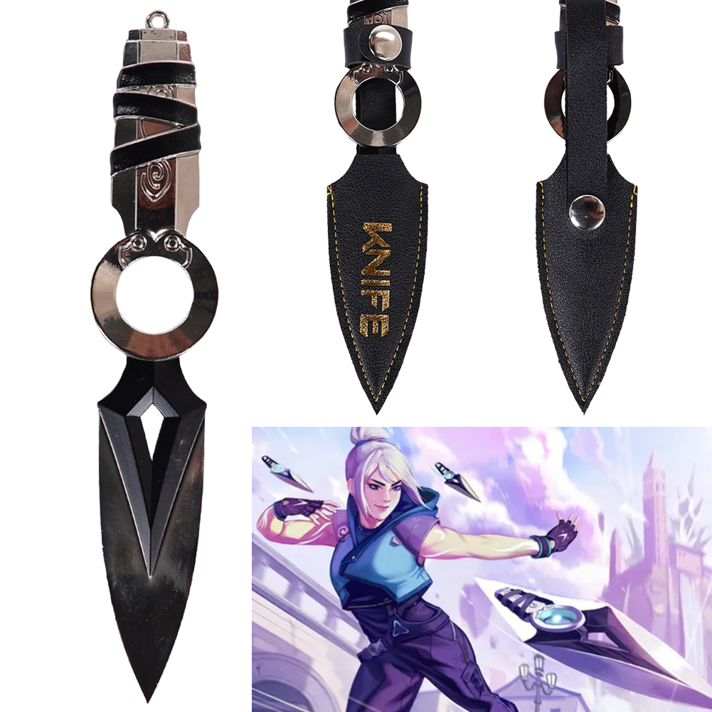 Jett Cosplay Kunai Daggers Gam - Cosplay Prop Dagger avaliação e preço