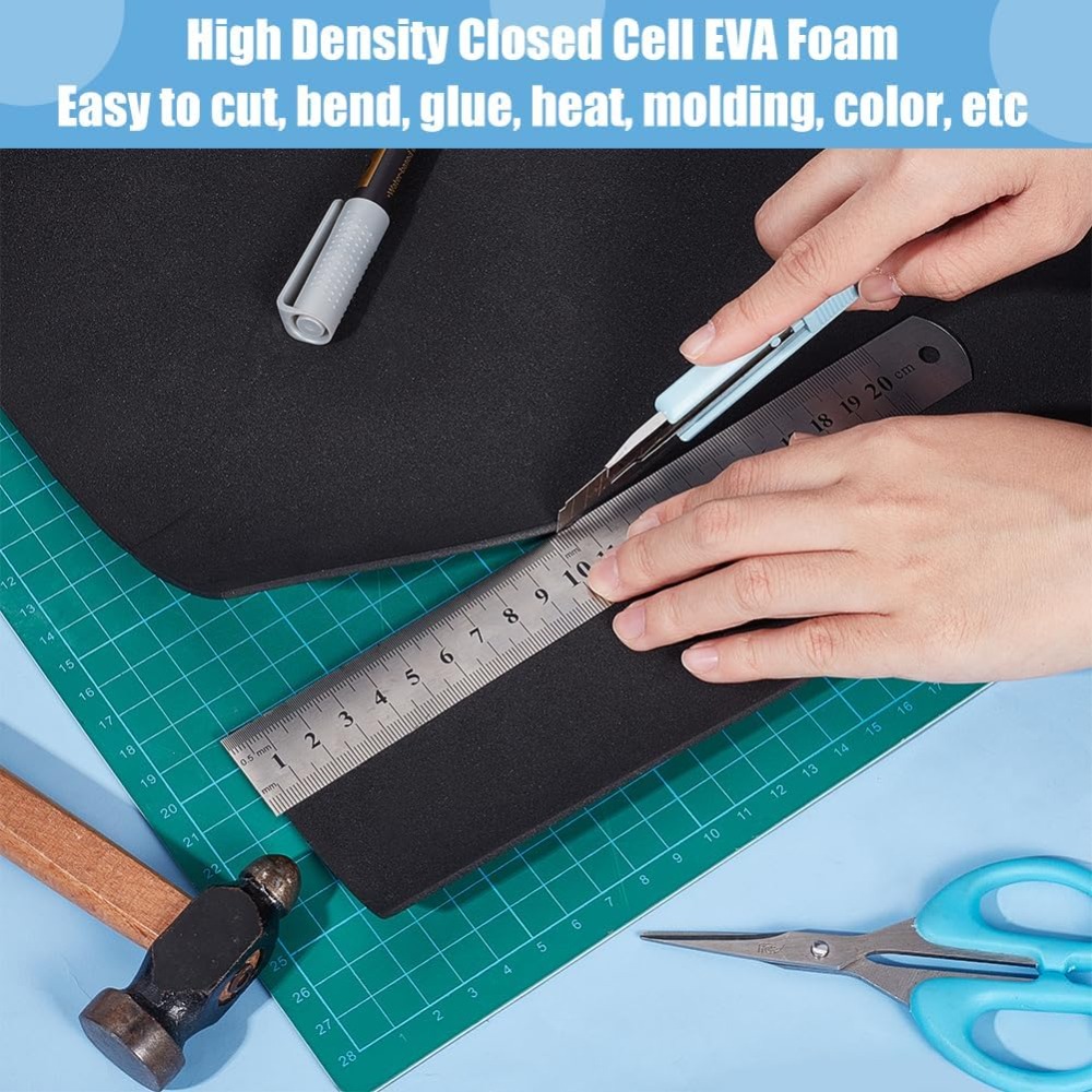 EVA Foam Craft Sheets Black 30 - Craft Foam Roll avaliação e preço