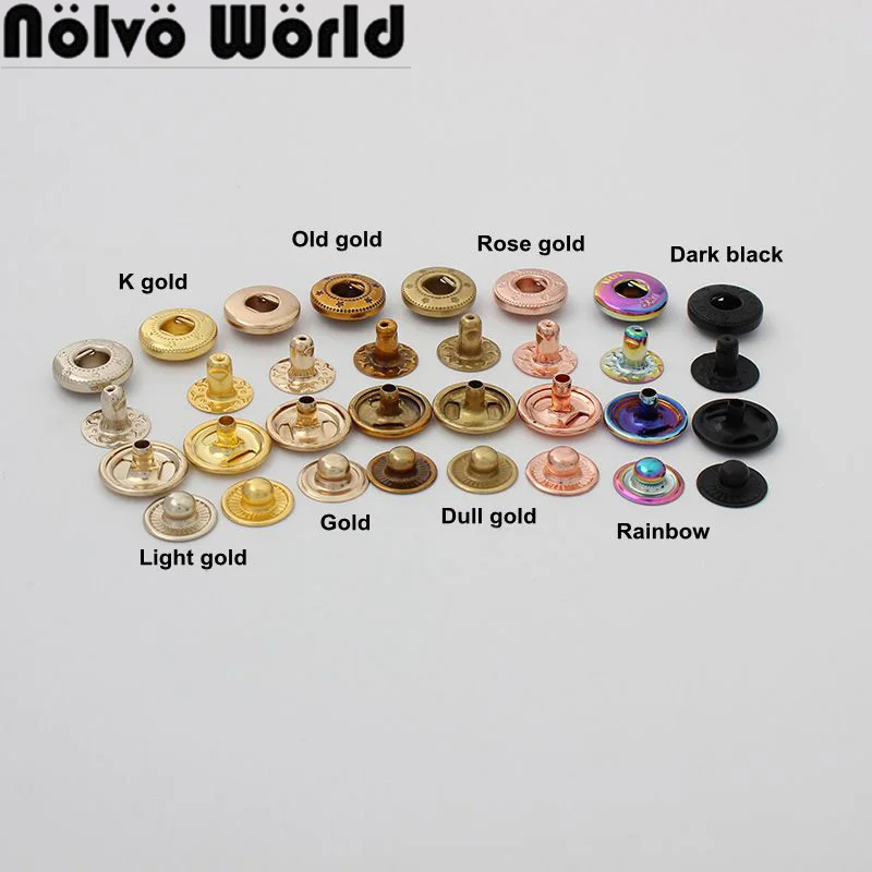 20-100 Sets Rainbow 12mm 10 Co - Snap Fastener Set avaliação e preço