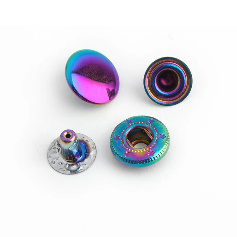 20-100 Sets Rainbow 12mm 10 Co - Snap Fastener Set avaliação e preço
