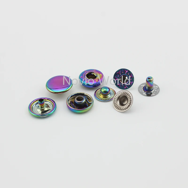 20-100 Sets Rainbow 12mm 10 Co - Snap Fastener Set avaliação e preço