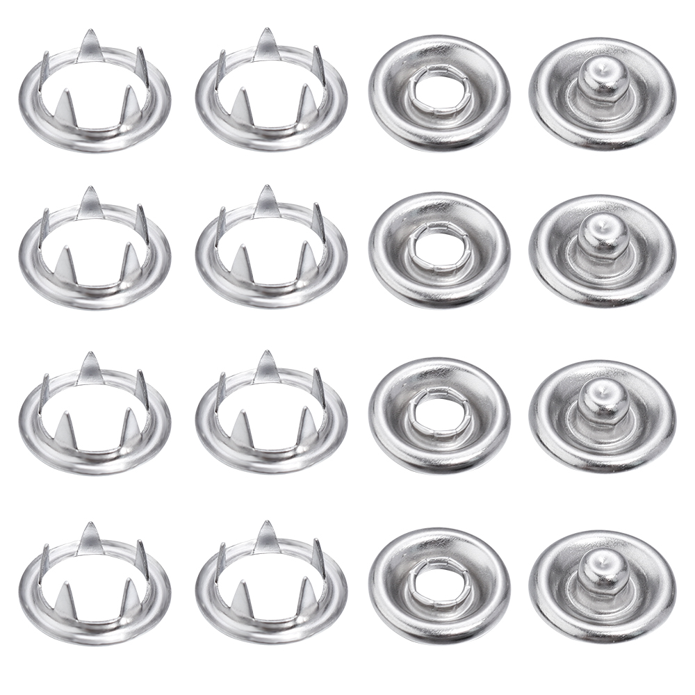 SAUVOO 50sets Iron Snap Button - Snap Fastener Set avaliação e preço