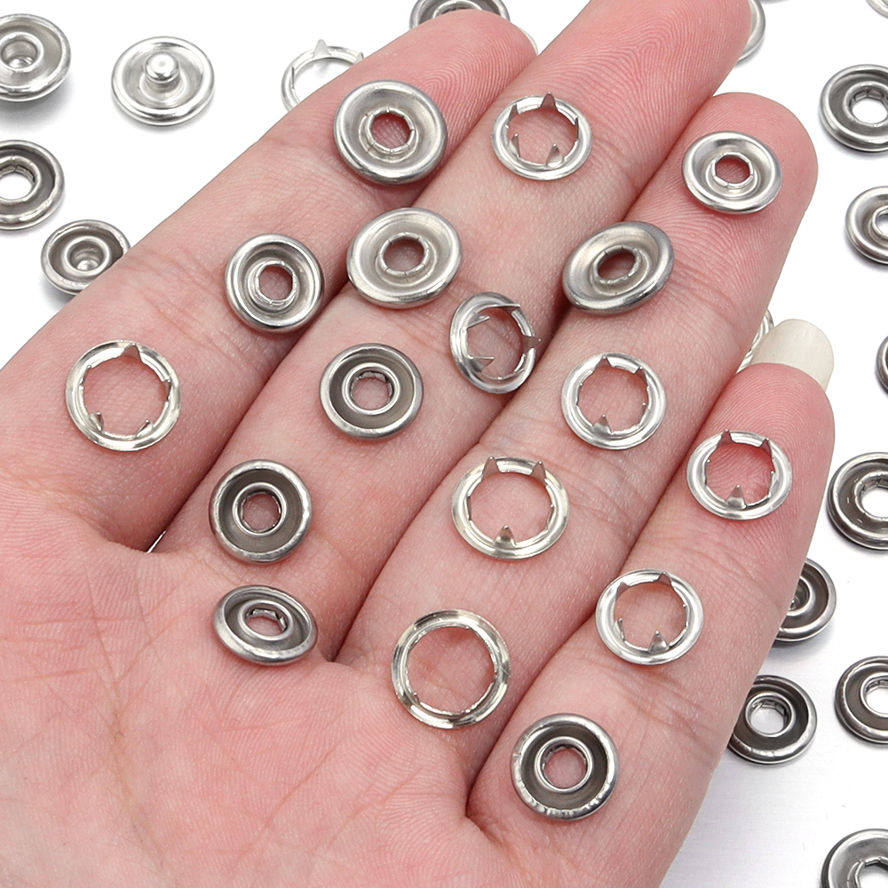 SAUVOO 50sets Iron Snap Button - Snap Fastener Set avaliação e preço