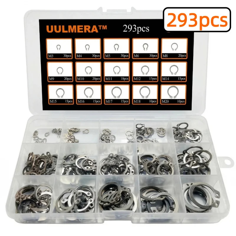 293Pcs M3-M20 304 Stainless St - Snap Fastener Set avaliação e preço
