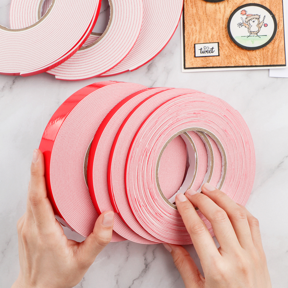 Double Sided Adhesive Foam Rol - Craft Foam Roll avaliação e preço