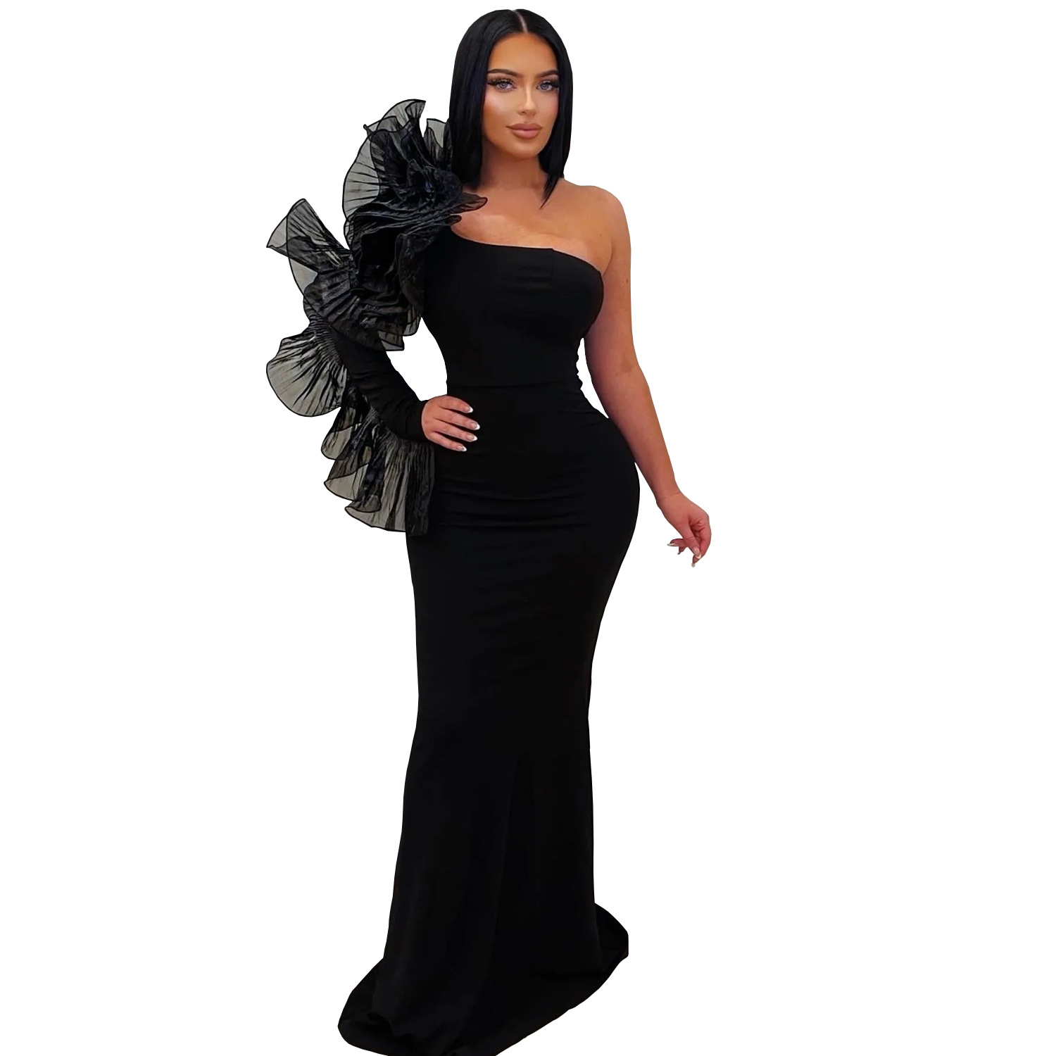 2026 New Black Ruffle Sexy One - Briar Cosplay Prop avaliação e preço