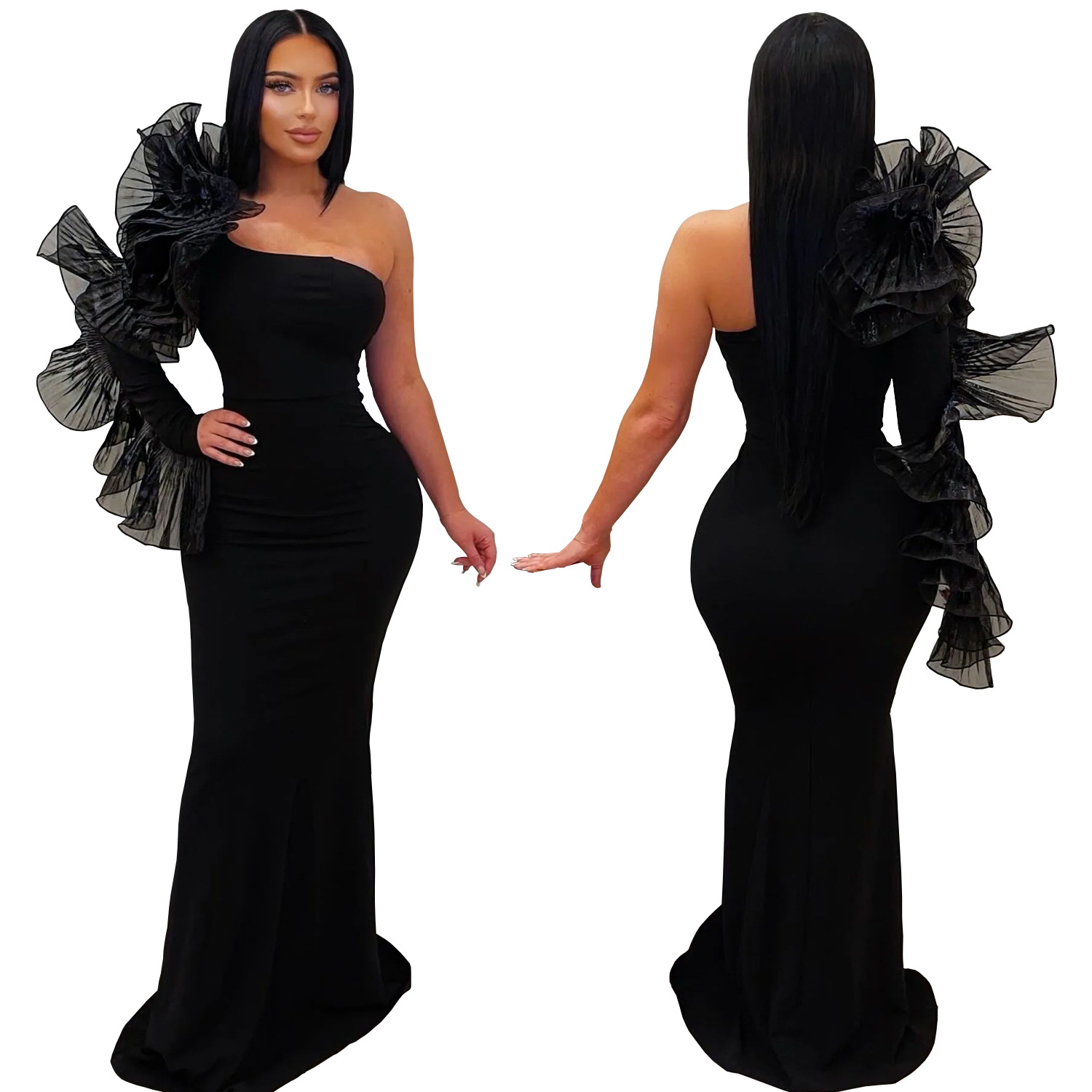 2026 New Black Ruffle Sexy One - Briar Cosplay Prop avaliação e preço