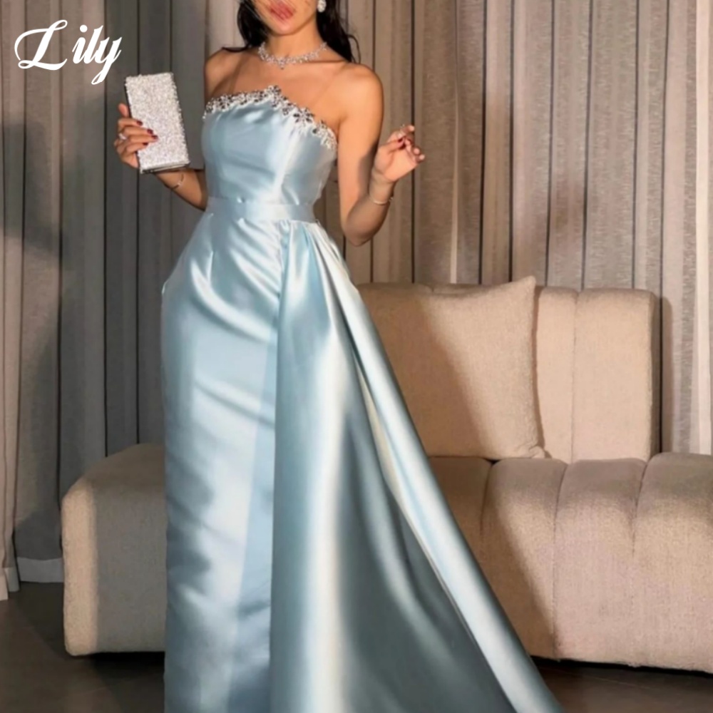 Lily Blue Elegant Formal Gown  - Briar Cosplay Prop avaliação e preço