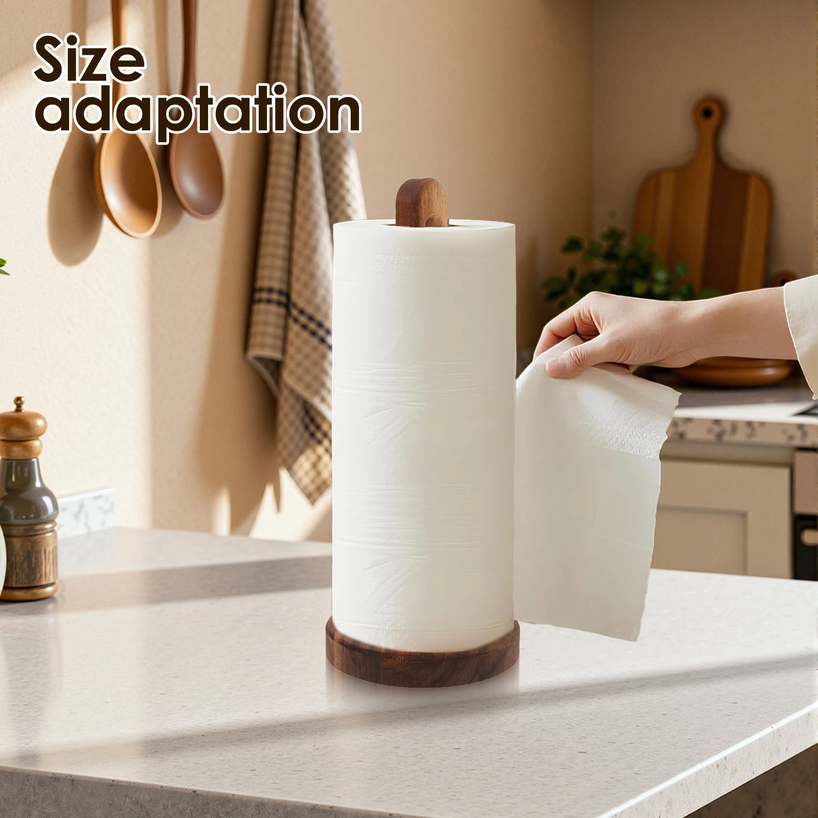 Wooden Paper Towel Holder Stan - Craft Foam Roll avaliação e preço