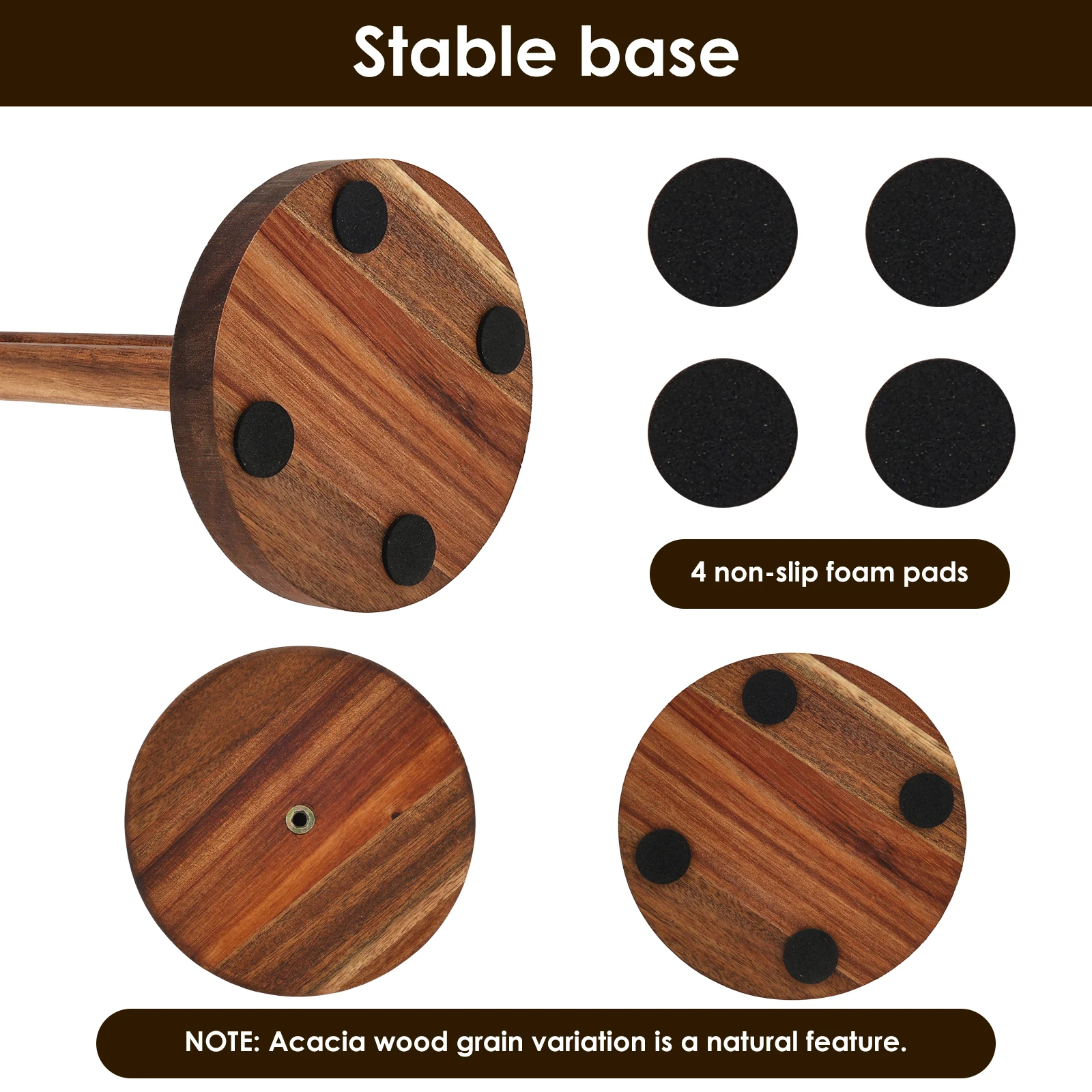 Wooden Paper Towel Holder Stan - Craft Foam Roll avaliação e preço