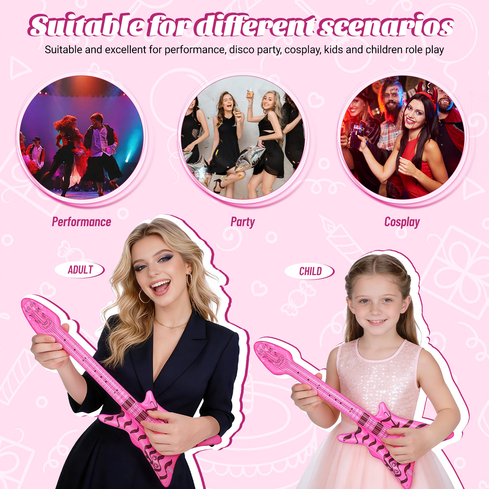 Inflatable Guitar Prop Premium - Easy Cosplay Prop avaliação e preço