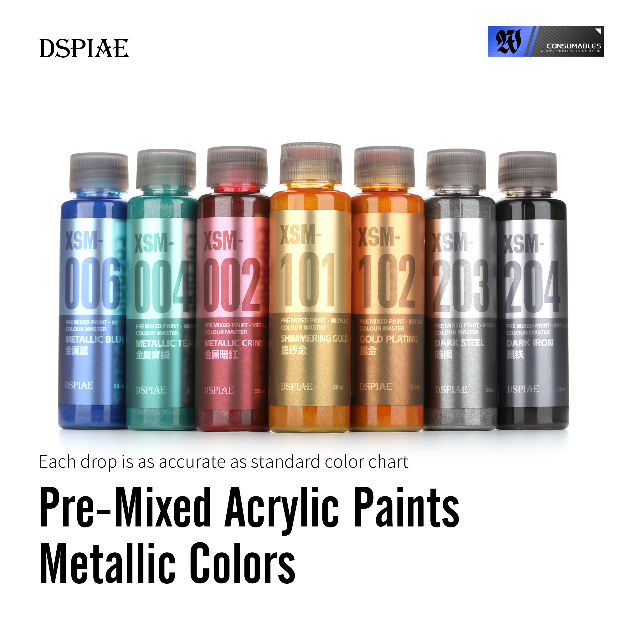 DSPIAE XSM 2026 New Model Hobb - Metallic Spray Paint avaliação e preço