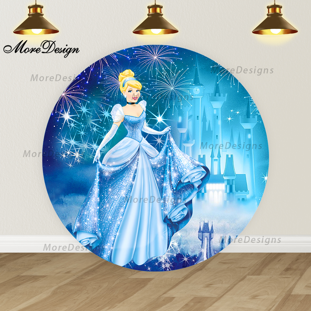 Cinderella Round Backdrop Baby - Briar Cosplay Prop avaliação e preço