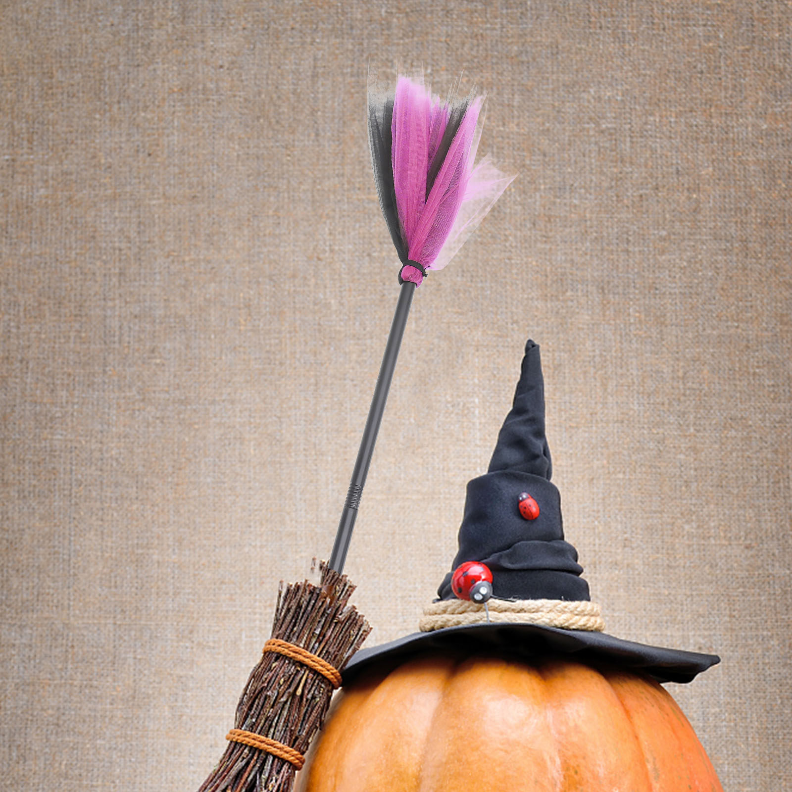 Witch Broom Halloween Decorati - Easy Cosplay Prop avaliação e preço