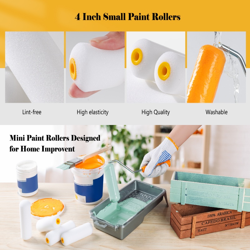 10PCS 4 Inch High Absorption F - Craft Foam Roll avaliação e preço