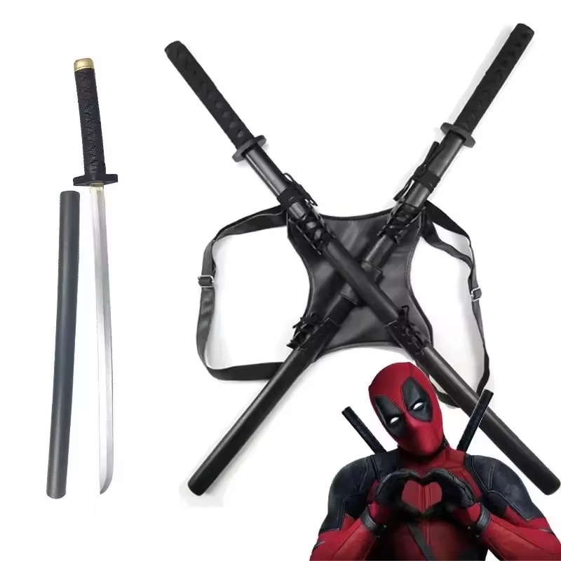 2025 New 61cm Deadpool Katana  - Cosplay Prop Dagger avaliação e preço