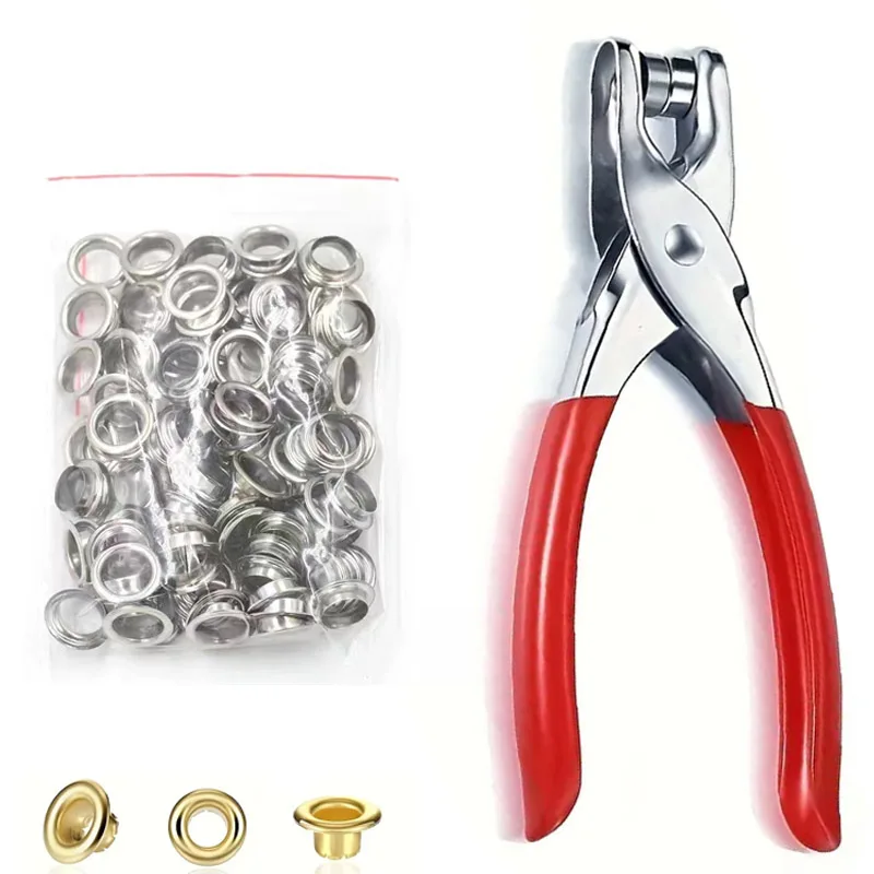 100pcs Prong Rings 4mm Buckle  - Snap Fastener Set avaliação e preço