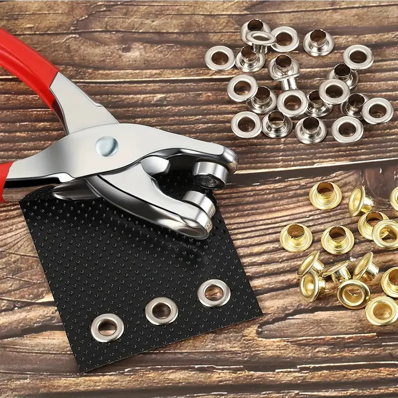 100pcs Prong Rings 4mm Buckle  - Snap Fastener Set avaliação e preço