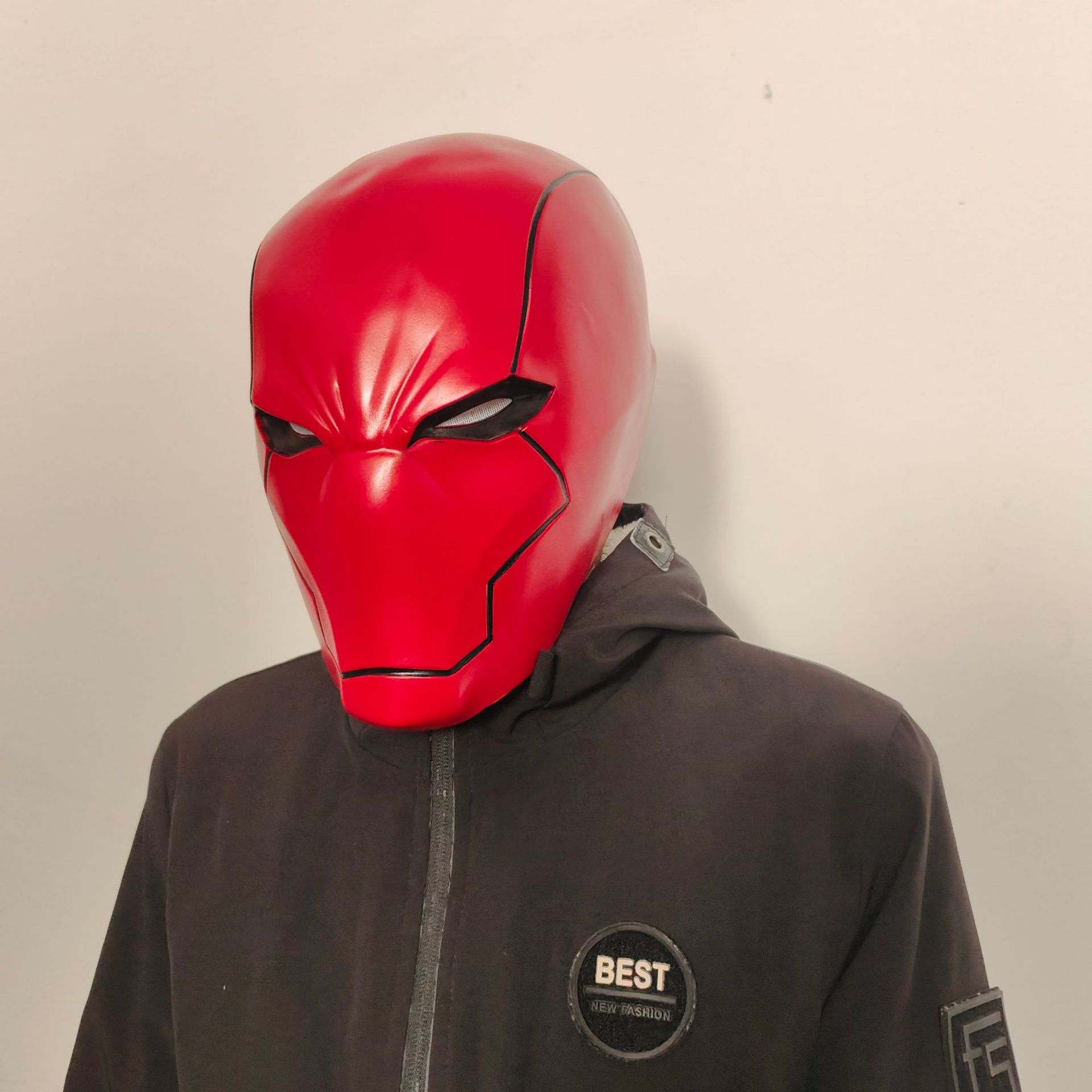 Movie Cosplay Red Hood Mask Ar - Fallout Cosplay Prop avaliação e preço