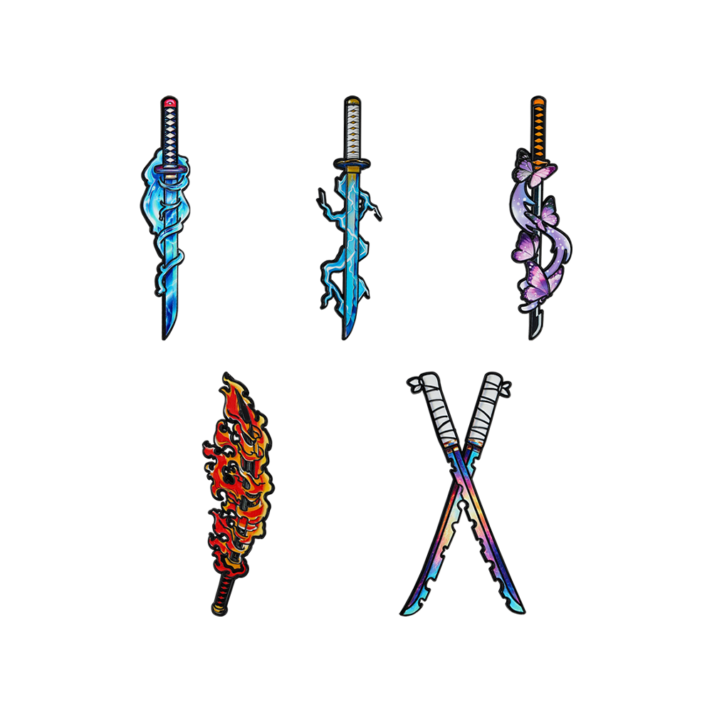 5pcs Demon Slayer Nichirin Swo - Cosplay Prop Dagger avaliação e preço