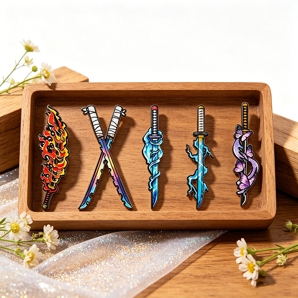 5pcs Demon Slayer Nichirin Swo - Cosplay Prop Dagger avaliação e preço