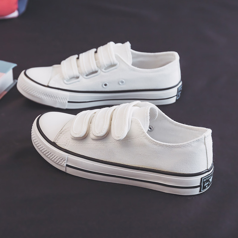New style Velcro low-top white - Velcro Hook Loop avaliação e preço