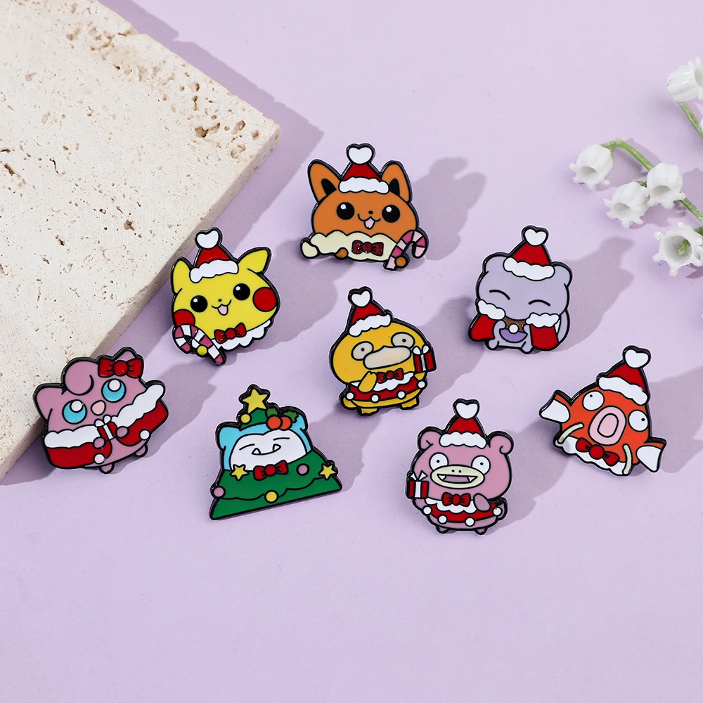 8 Pcs Christmas Slowpoke Brooc - Cosplay Prop Bag avaliação e preço
