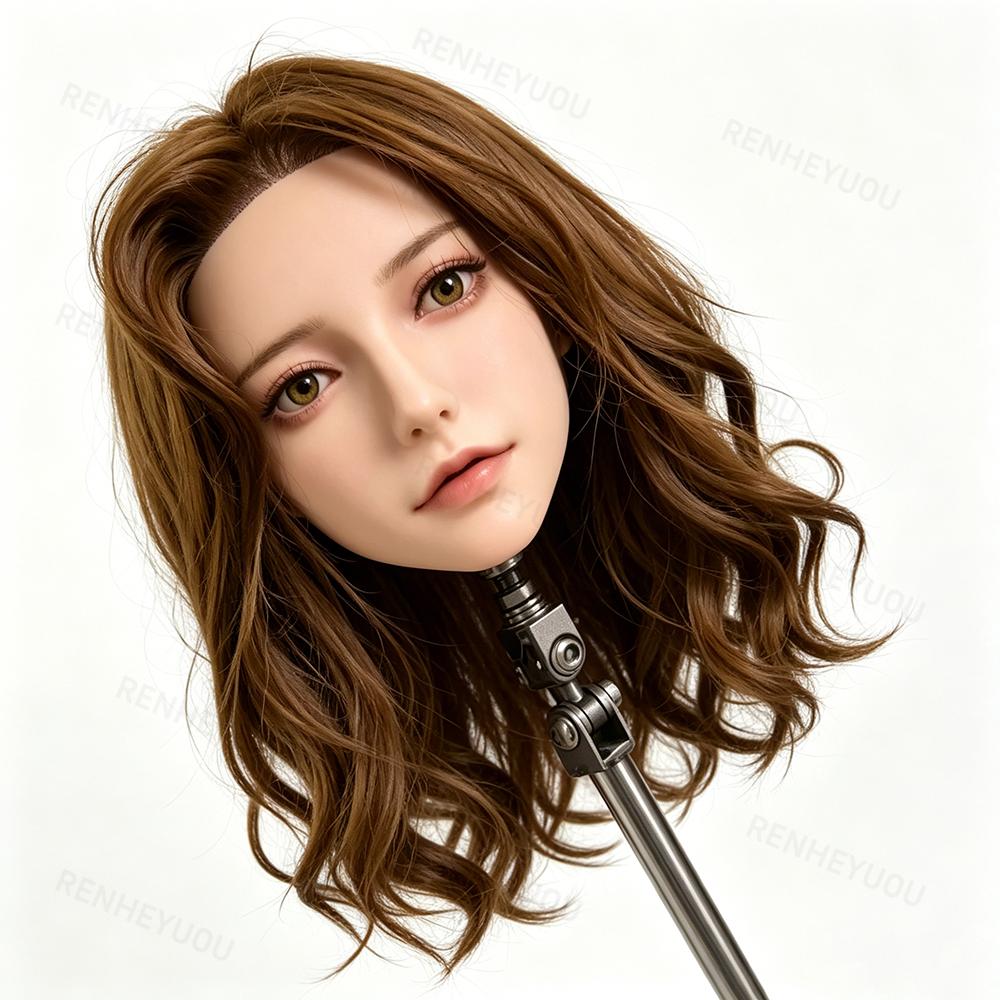 Real Silicone Female Head Mode - Easy Cosplay Prop avaliação e preço