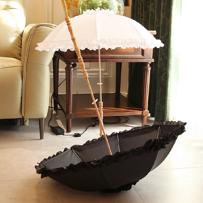Floating feather parasol, wood - Cosplay Floating Prop avaliação e preço