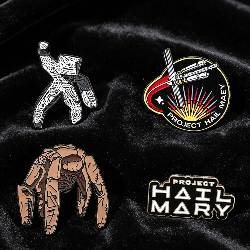 4pc Sci-Fi Enamel Pin Set Proj - Cosplay Prop Bag avaliação e preço
