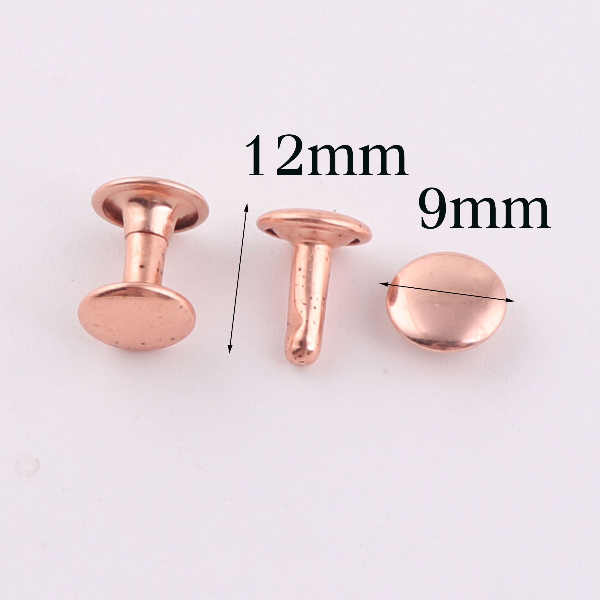 100 Sets Double Cap Rivets,Ros - Snap Fastener Set avaliação e preço