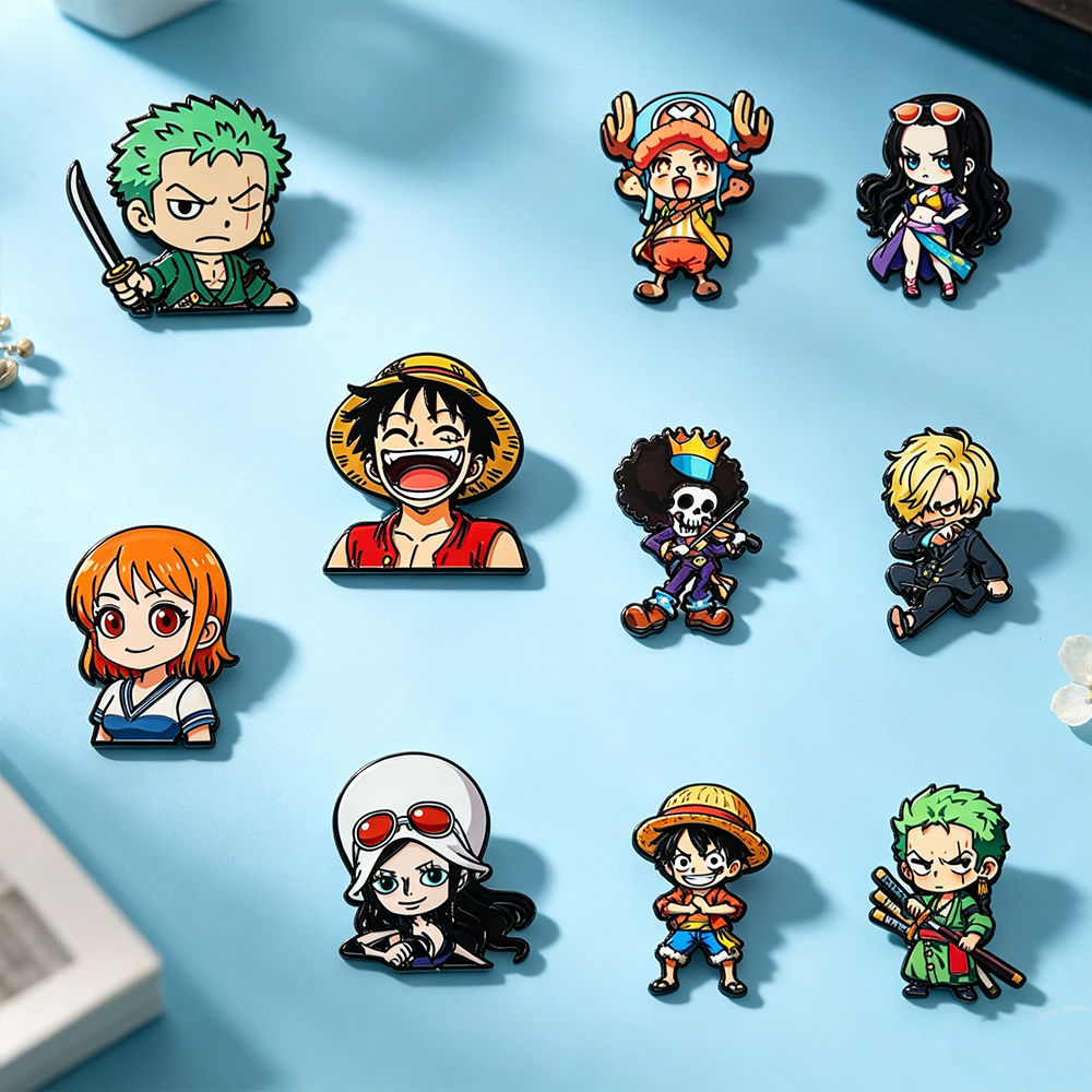 10pcs Cute Boys Enamel Pin Car - Cosplay Prop Bag avaliação e preço