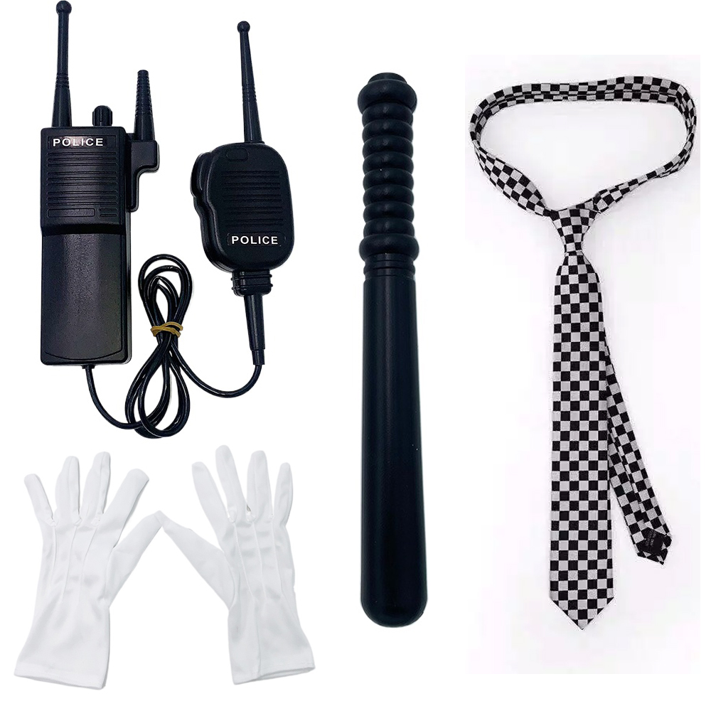5pcs Police Tie Handcuffs Walk - Cosplay Props avaliação e preço