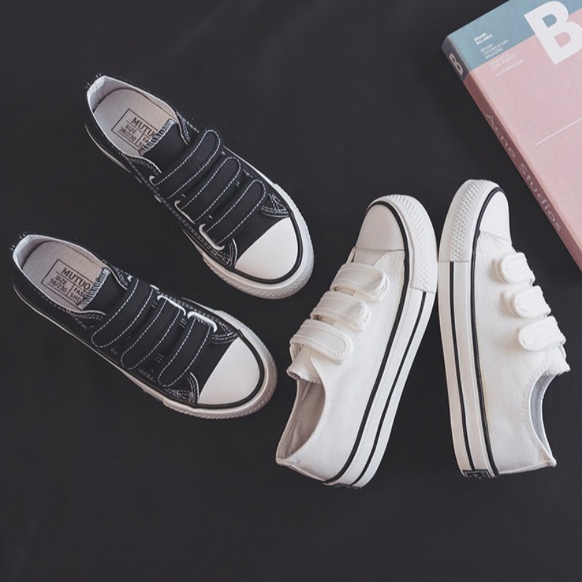 New style Velcro low-top white - Velcro Hook Loop avaliação e preço