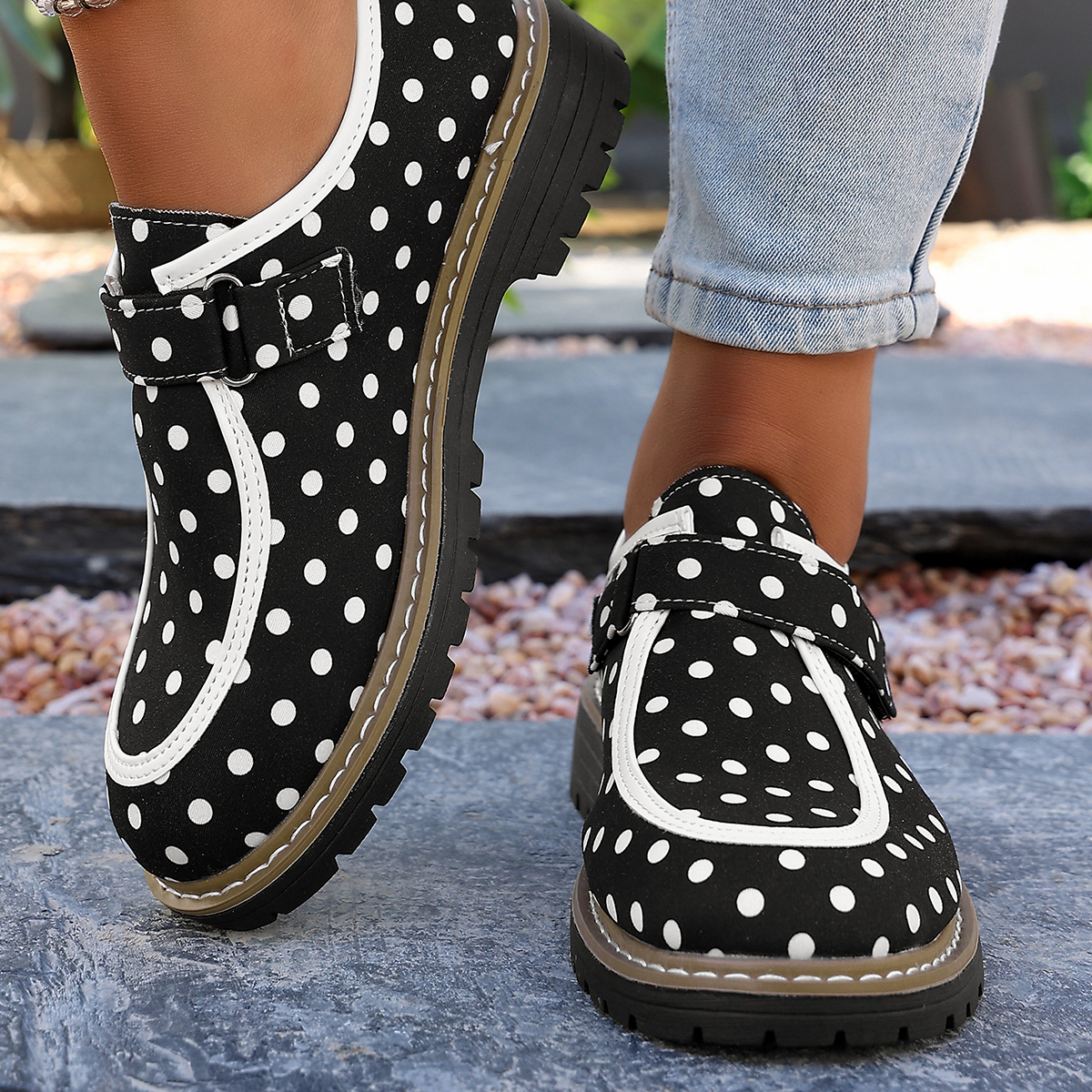 Women's Large Size Fashionable - Velcro Hook Loop avaliação e preço