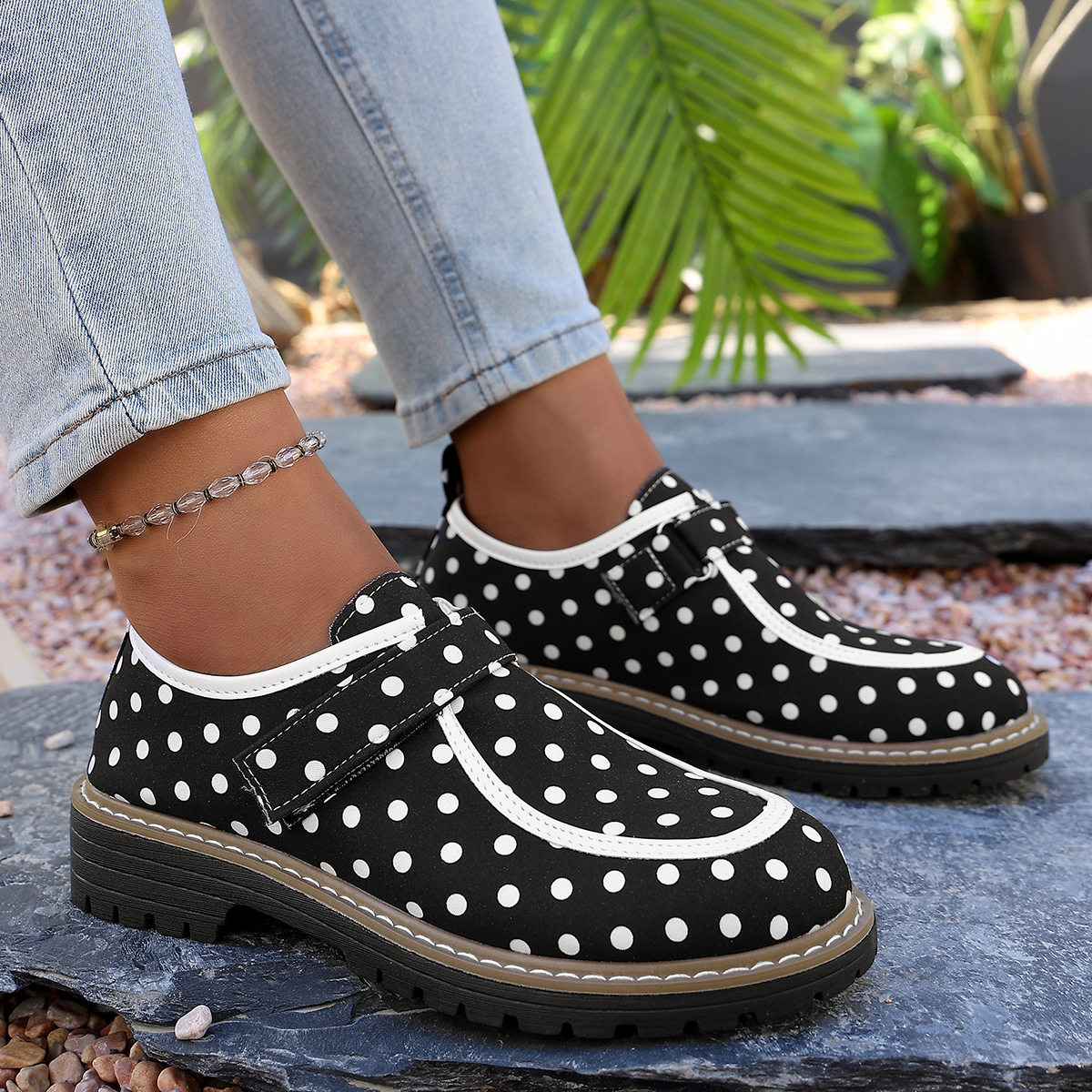 Women's Large Size Fashionable - Velcro Hook Loop avaliação e preço