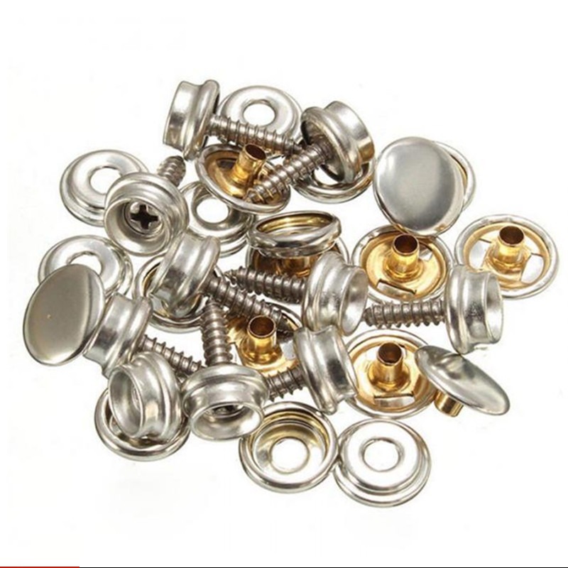 10 Sets Stainless Steel Tappin - Snap Fastener Set avaliação e preço