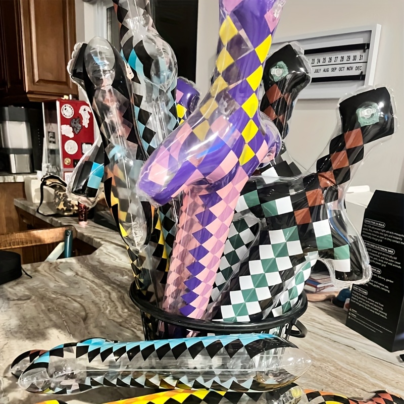 3Pcs Pixel Style Inflatable Sw - Cosplay Prop Dagger avaliação e preço