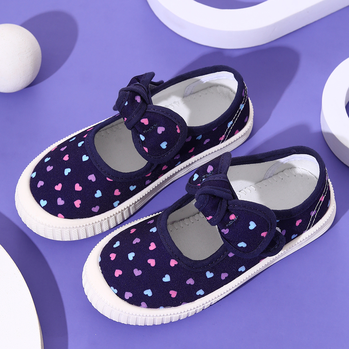 Girls' Canvas Shoes, Casual Sn - Velcro Hook Loop avaliação e preço