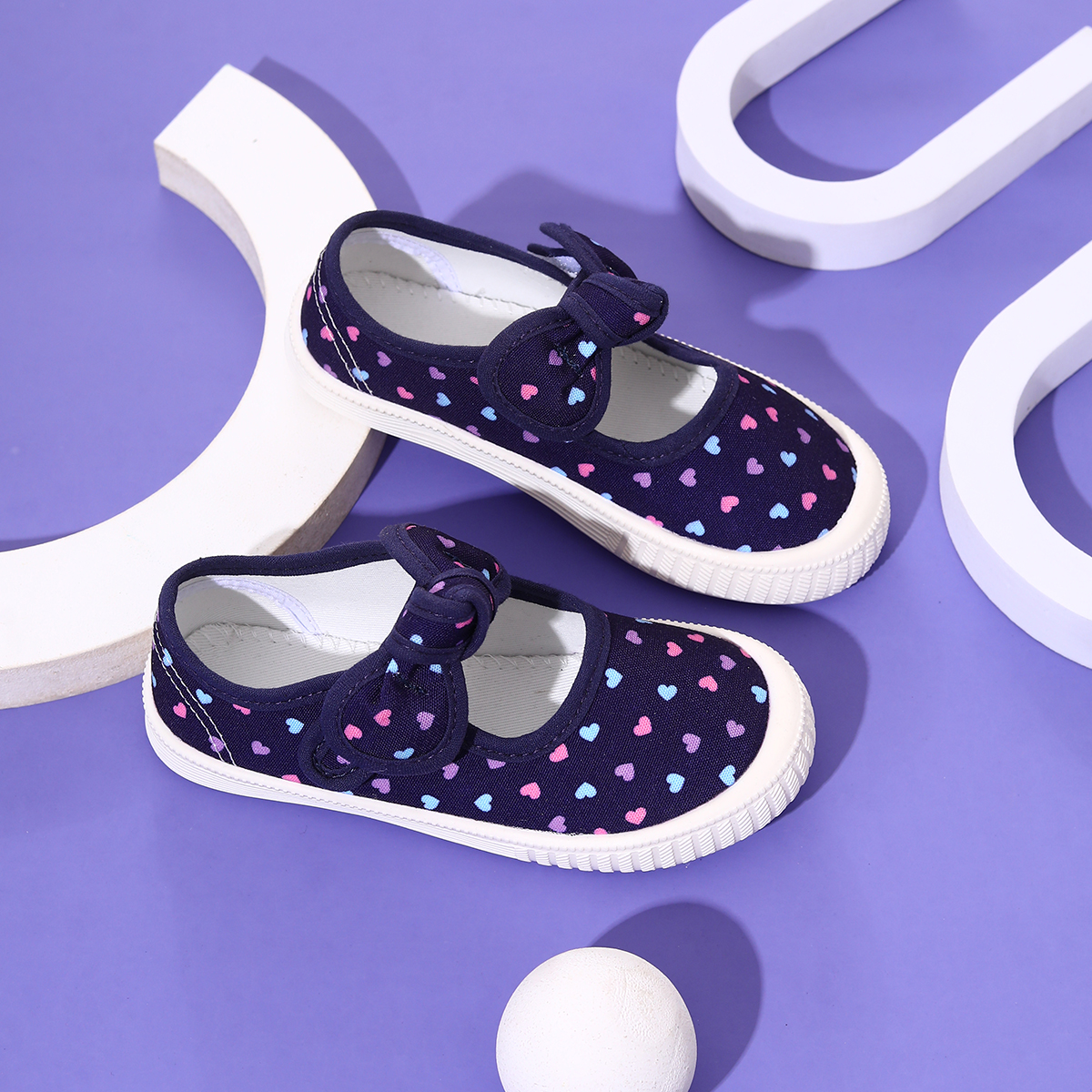 Girls' Canvas Shoes, Casual Sn - Velcro Hook Loop avaliação e preço